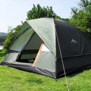 4-Person Double-Decker Family Camping Tent