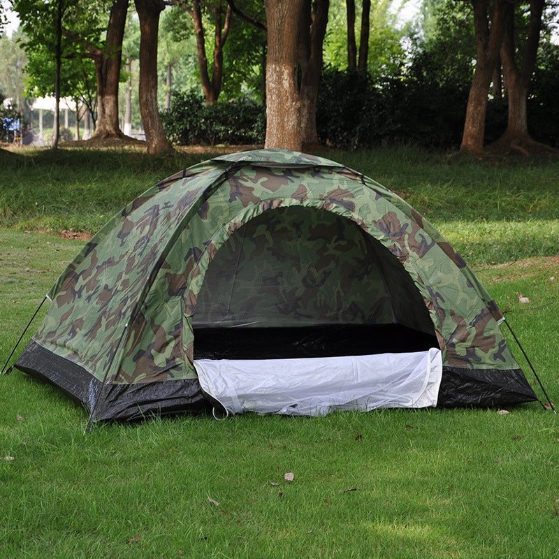 Double-Layer Camouflage Outdoor Camping Tent - Image 2
