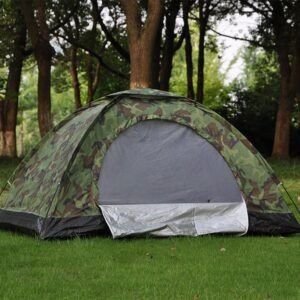 Double-Layer Camouflage Outdoor Camping Tent
