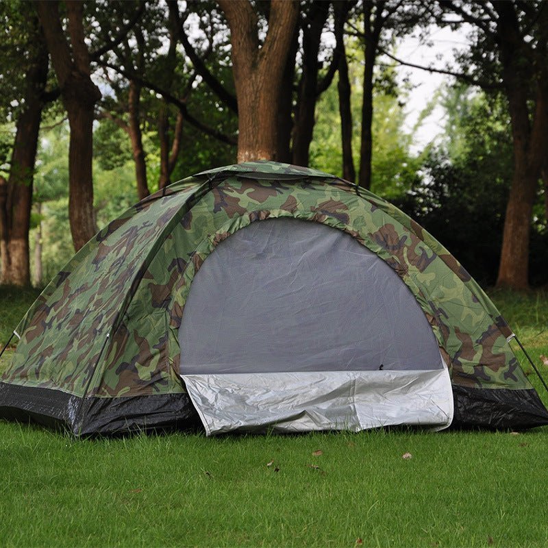 Double-Layer Camouflage Outdoor Camping Tent
