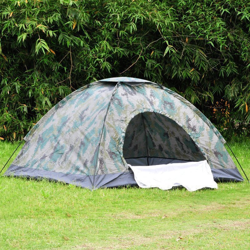 Double-Layer Camouflage Outdoor Camping Tent - Image 4