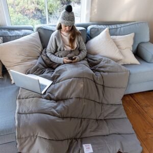 Spliceable Double Cotton Camping Sleeping Bag